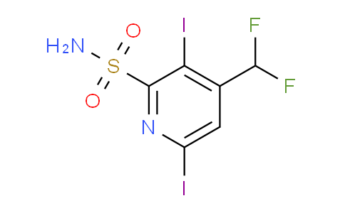 AM36349 | 1805007-93-5 | 4-(Difluoromethyl)-3,6-diiodopyridine-2-sulfonamide