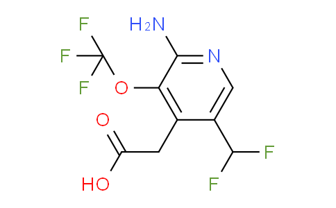 AM36355 | 1806152-72-6 | 2-Amino-5-(difluoromethyl)-3-(trifluoromethoxy)pyridine-4-acetic acid