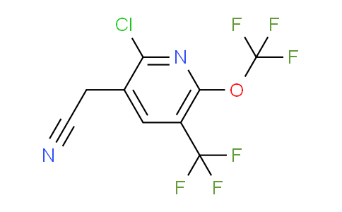 AM36373 | 1804009-00-4 | 2-Chloro-6-(trifluoromethoxy)-5-(trifluoromethyl)pyridine-3-acetonitrile