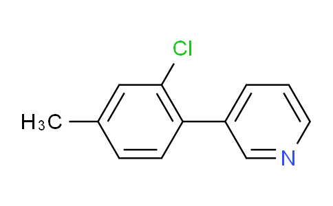3-(2-Chloro-4-methylphenyl)pyridine