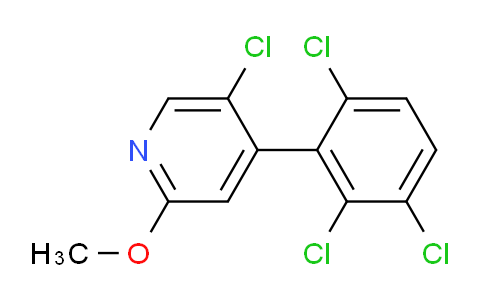 5-Chloro-2-methoxy-4-(2,3,6-trichlorophenyl)pyridine