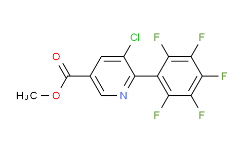 Methyl 5-chloro-6-(perfluorophenyl)nicotinate