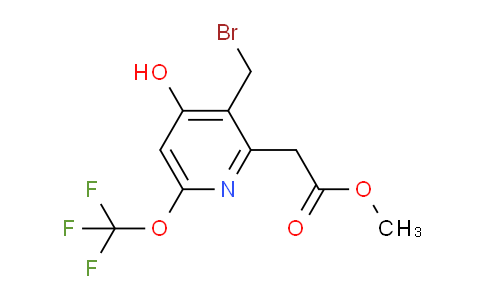 AM36402 | 1804828-81-6 | Methyl 3-(bromomethyl)-4-hydroxy-6-(trifluoromethoxy)pyridine-2-acetate