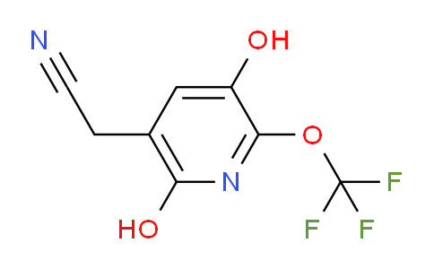 3,6-Dihydroxy-2-(trifluoromethoxy)pyridine-5-acetonitrile