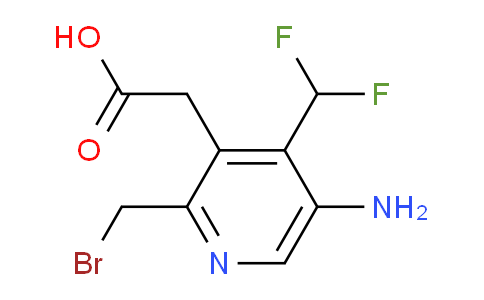 AM36425 | 1806019-58-8 | 5-Amino-2-(bromomethyl)-4-(difluoromethyl)pyridine-3-acetic acid