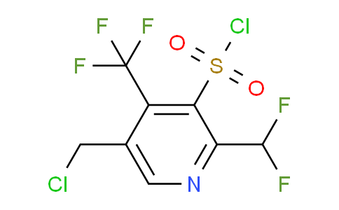 AM36432 | 1361896-16-3 | 5-(Chloromethyl)-2-(difluoromethyl)-4-(trifluoromethyl)pyridine-3-sulfonyl chloride