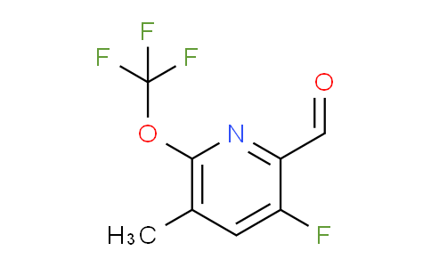 AM36438 | 1804324-01-3 | 3-Fluoro-5-methyl-6-(trifluoromethoxy)pyridine-2-carboxaldehyde