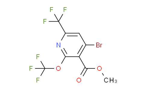 AM36454 | 1806084-74-1 | Methyl 4-bromo-2-(trifluoromethoxy)-6-(trifluoromethyl)pyridine-3-carboxylate