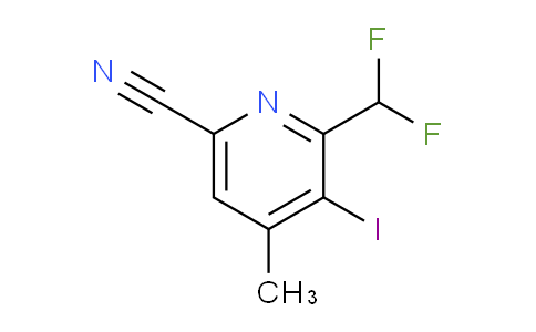 AM36455 | 1805186-73-5 | 6-Cyano-2-(difluoromethyl)-3-iodo-4-methylpyridine