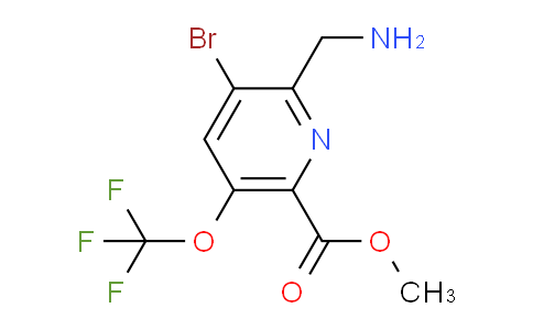 AM36468 | 1803640-84-7 | Methyl 2-(aminomethyl)-3-bromo-5-(trifluoromethoxy)pyridine-6-carboxylate