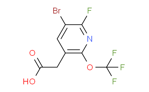 AM36473 | 1806109-89-6 | 3-Bromo-2-fluoro-6-(trifluoromethoxy)pyridine-5-acetic acid