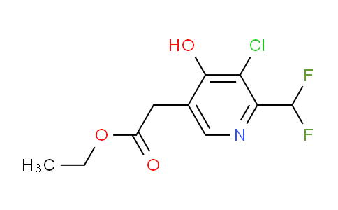 AM36493 | 1805265-05-7 | Ethyl 3-chloro-2-(difluoromethyl)-4-hydroxypyridine-5-acetate