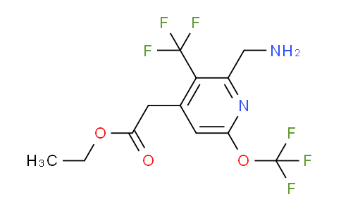 AM36500 | 1804853-74-4 | Ethyl 2-(aminomethyl)-6-(trifluoromethoxy)-3-(trifluoromethyl)pyridine-4-acetate