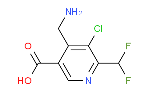 4-(Aminomethyl)-3-chloro-2-(difluoromethyl)pyridine-5-carboxylic acid