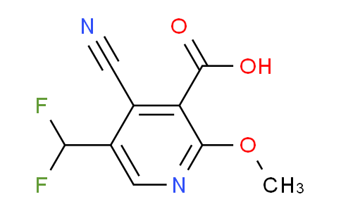 4-Cyano-5-(difluoromethyl)-2-methoxypyridine-3-carboxylic acid