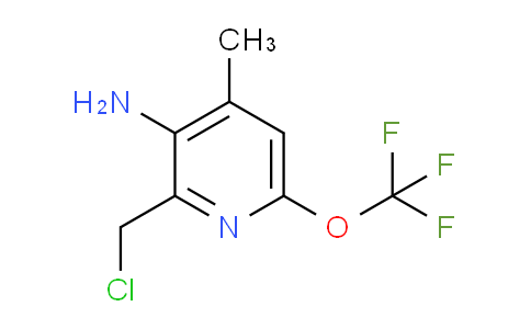 3-Amino-2-(chloromethyl)-4-methyl-6-(trifluoromethoxy)pyridine