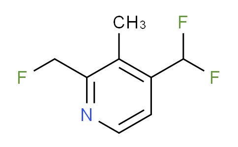 4-(Difluoromethyl)-2-(fluoromethyl)-3-methylpyridine
