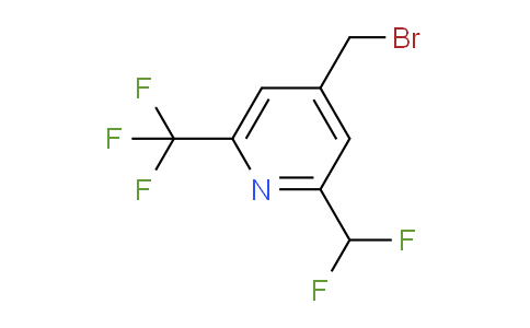 4-(Bromomethyl)-2-(difluoromethyl)-6-(trifluoromethyl)pyridine