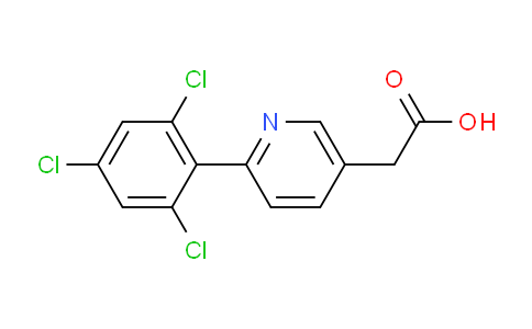 2-(2,4,6-Trichlorophenyl)pyridine-5-acetic acid