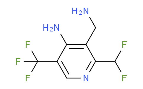 4-Amino-3-(aminomethyl)-2-(difluoromethyl)-5-(trifluoromethyl)pyridine