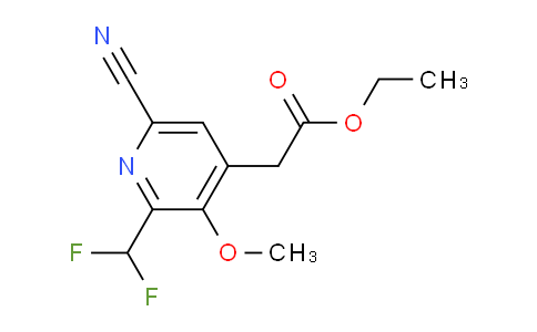 AM36547 | 1805289-72-8 | Ethyl 6-cyano-2-(difluoromethyl)-3-methoxypyridine-4-acetate