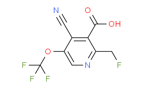 AM36587 | 1804813-52-2 | 4-Cyano-2-(fluoromethyl)-5-(trifluoromethoxy)pyridine-3-carboxylic acid