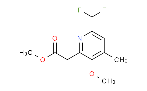 AM36593 | 1805150-70-2 | Methyl 6-(difluoromethyl)-3-methoxy-4-methylpyridine-2-acetate