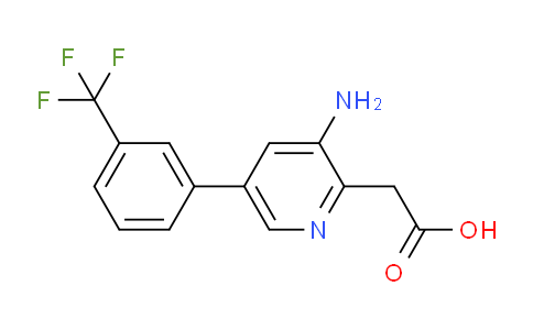 AM36595 | 1261754-54-4 | 3-Amino-5-(3-(trifluoromethyl)phenyl)pyridine-2-acetic acid