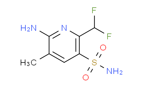 2-Amino-6-(difluoromethyl)-3-methylpyridine-5-sulfonamide