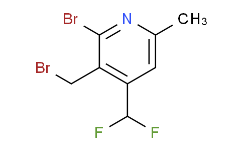 2-Bromo-3-(bromomethyl)-4-(difluoromethyl)-6-methylpyridine