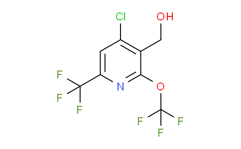 4-Chloro-2-(trifluoromethoxy)-6-(trifluoromethyl)pyridine-3-methanol
