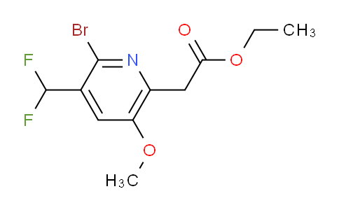 AM36604 | 1805167-48-9 | Ethyl 2-bromo-3-(difluoromethyl)-5-methoxypyridine-6-acetate