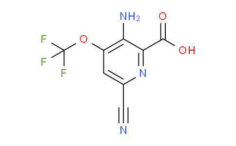 3-Amino-6-cyano-4-(trifluoromethoxy)pyridine-2-carboxylic acid