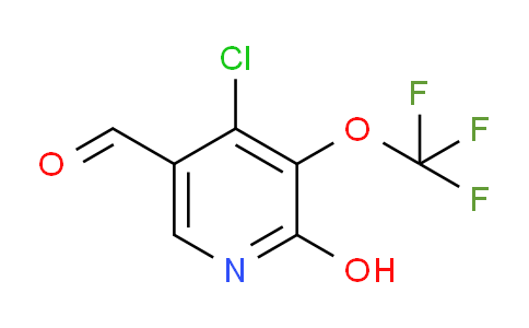 4-Chloro-2-hydroxy-3-(trifluoromethoxy)pyridine-5-carboxaldehyde