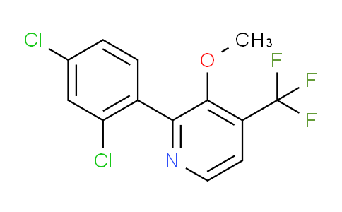 2-(2,4-Dichlorophenyl)-3-methoxy-4-(trifluoromethyl)pyridine
