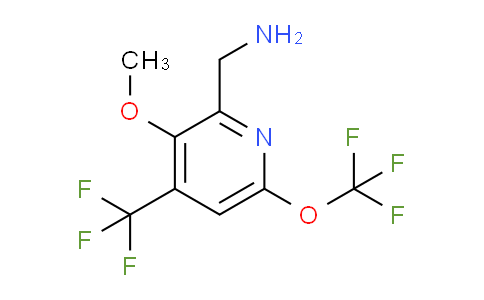 2-(Aminomethyl)-3-methoxy-6-(trifluoromethoxy)-4-(trifluoromethyl)pyridine