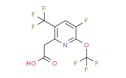 3-Fluoro-2-(trifluoromethoxy)-5-(trifluoromethyl)pyridine-6-acetic acid