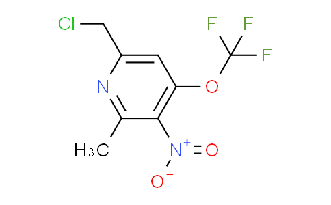 6-(Chloromethyl)-2-methyl-3-nitro-4-(trifluoromethoxy)pyridine