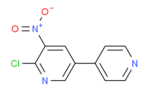2-Chloro-3-nitro-5-(pyridin-4-yl)pyridine
