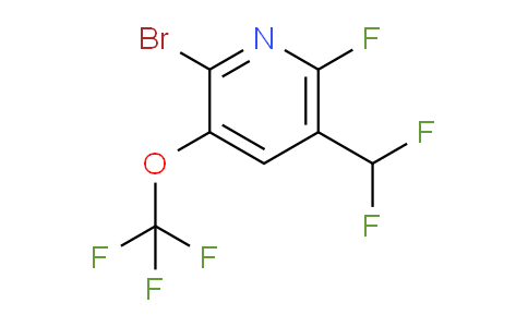 AM36627 | 1803671-60-4 | 2-Bromo-5-(difluoromethyl)-6-fluoro-3-(trifluoromethoxy)pyridine