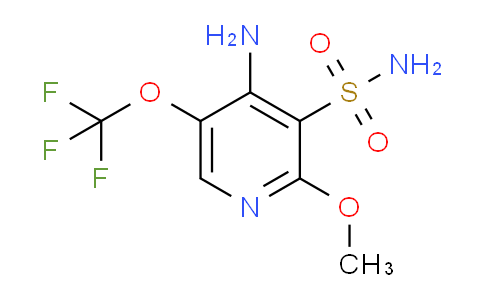 4-Amino-2-methoxy-5-(trifluoromethoxy)pyridine-3-sulfonamide