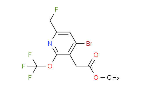 AM36655 | 1804659-56-0 | Methyl 4-bromo-6-(fluoromethyl)-2-(trifluoromethoxy)pyridine-3-acetate