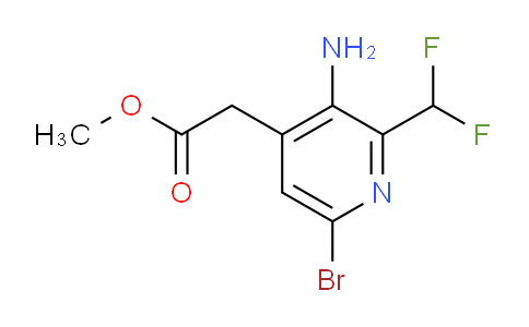 AM36660 | 1806886-48-5 | Methyl 3-amino-6-bromo-2-(difluoromethyl)pyridine-4-acetate