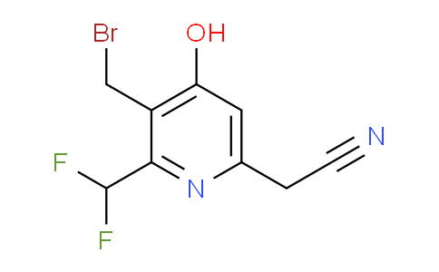 AM36711 | 1805067-15-5 | 3-(Bromomethyl)-2-(difluoromethyl)-4-hydroxypyridine-6-acetonitrile