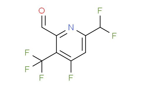 6-(Difluoromethyl)-4-fluoro-3-(trifluoromethyl)pyridine-2-carboxaldehyde