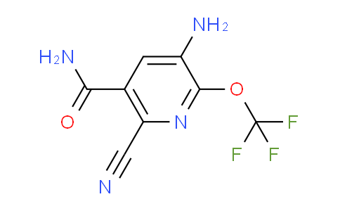 3-Amino-6-cyano-2-(trifluoromethoxy)pyridine-5-carboxamide