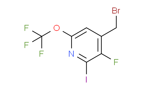 4-(Bromomethyl)-3-fluoro-2-iodo-6-(trifluoromethoxy)pyridine