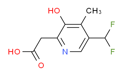 AM36742 | 1806971-28-7 | 5-(Difluoromethyl)-3-hydroxy-4-methylpyridine-2-acetic acid