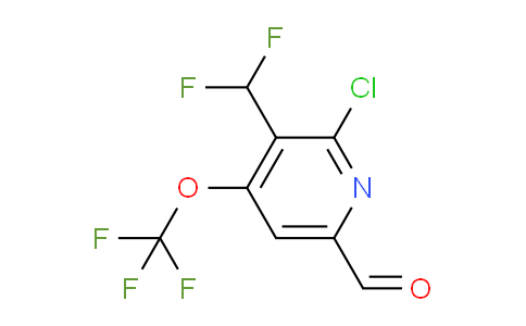 AM36745 | 1803967-61-4 | 2-Chloro-3-(difluoromethyl)-4-(trifluoromethoxy)pyridine-6-carboxaldehyde