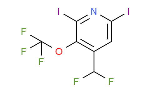 2,6-Diiodo-4-(difluoromethyl)-3-(trifluoromethoxy)pyridine